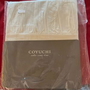 Coyuchi Organic Cotton Crib Skirt New